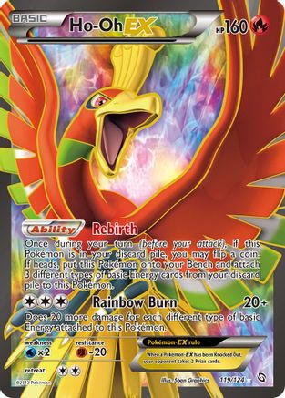Ho-Oh Ex (119 Full Art) (Holofoil)