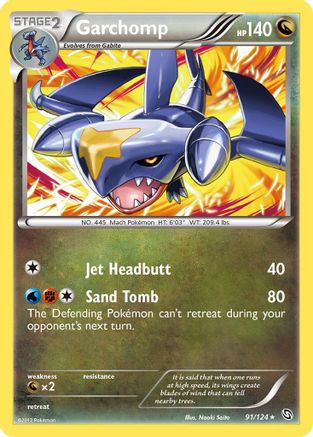 Garchomp (91) (Reverse Holofoil)