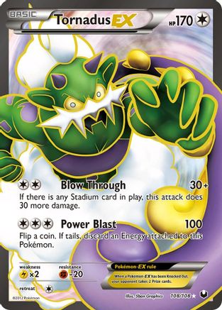 Tornadus EX (108 Full Art) (Holofoil)
