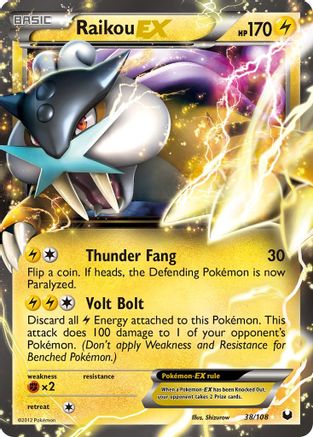 Raikou EX (Holofoil)
