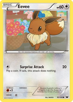 Eevee (83) (Reverse Holofoil)