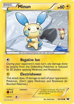 Minun (Reverse Holofoil)