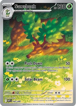 Sawsbuck - 092/086 (Holofoil)