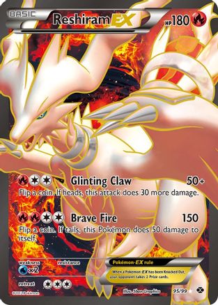 Reshiram EX (95 Full Art) (Holofoil)