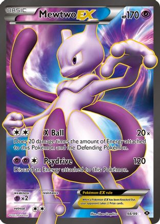 Mewtwo EX (98 Full Art) (Holofoil)