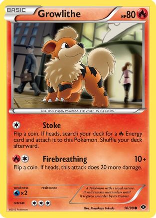 Growlithe (10) (Reverse Holofoil)