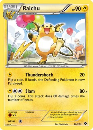 Raichu (Reverse Holofoil)