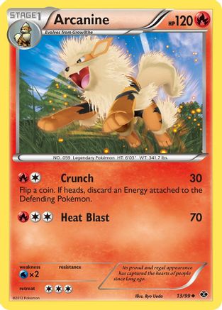 Arcanine (13) (Reverse Holofoil)