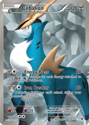 Cobalion (100 Full Art) (Holofoil)
