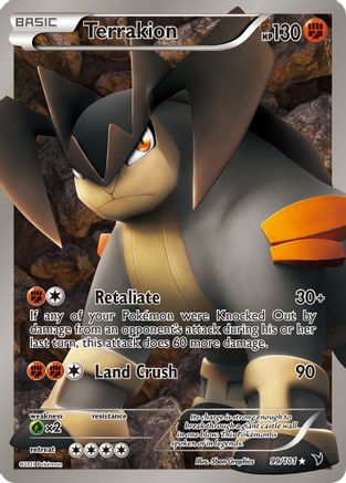 Terrakion (99 Full Art) (Holofoil)