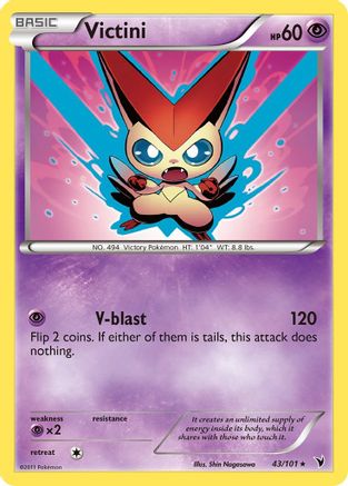 Victini (43) (Reverse Holofoil)