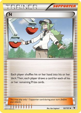 N (Supporter) (Reverse Holofoil)