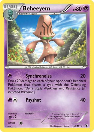 Beheeyem (Reverse Holofoil)