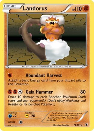 Landorus (Reverse Holofoil)