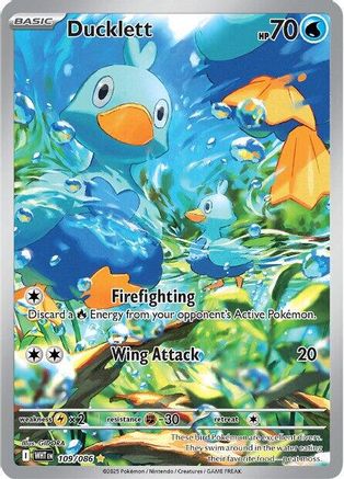 Ducklett - 109/086 (Holofoil)