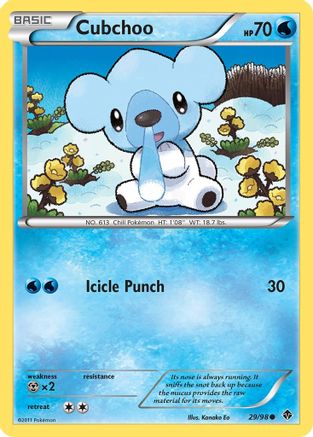 Cubchoo (29) (Reverse Holofoil)