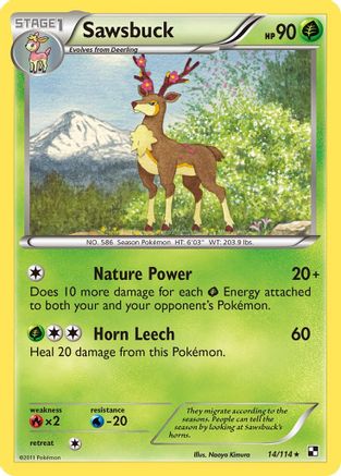 Sawsbuck (Reverse Holofoil)