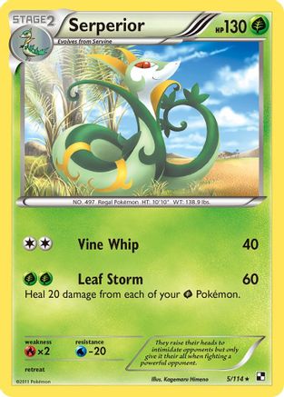 Serperior (5) (Reverse Holofoil)