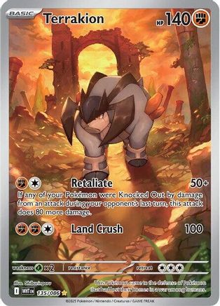 Terrakion - 135/086 (Holofoil)