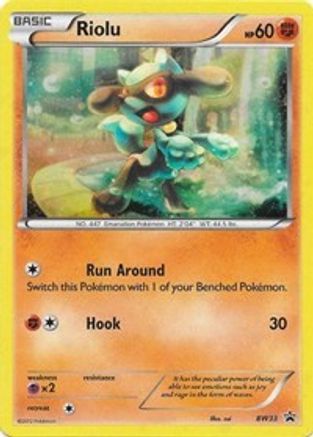 Riolu - BW33 (Cosmos Holo) (Holofoil)