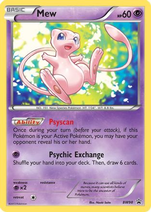 Mew - BW98 (Holofoil)