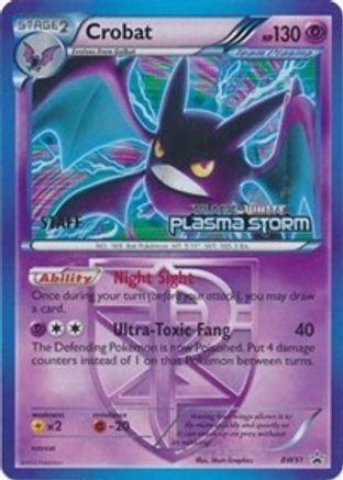 Crobat - BW51 (Team Plasma) (Prerelease) [Staff] (Holofoil)