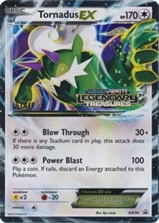 Tornadus EX - BW96 (Prerelease) [Staff] (Holofoil)