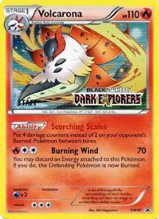 Volcarona - BW40 (Prerelease) [Staff] (Holofoil)