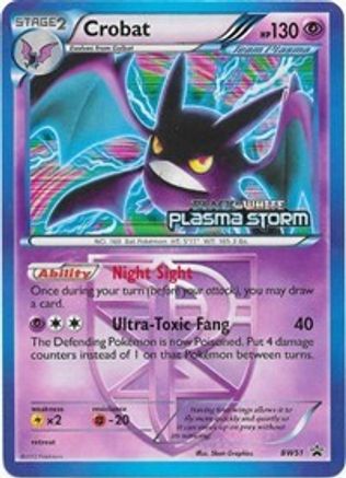 Crobat - BW51 (Team Plasma) (Prerelease) (Holofoil)