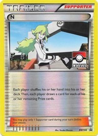 N (Supporter) - BW100 (Holofoil)