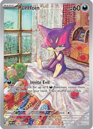 Purrloin - 136/086 (Holofoil)