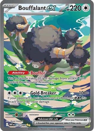 Bouffalant ex - 170/086 (Holofoil)