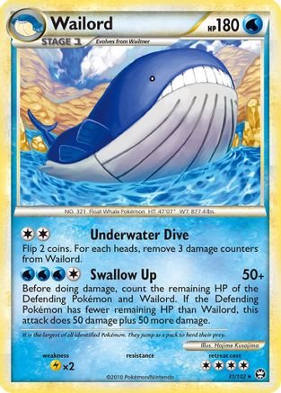 Wailord (Reverse Holofoil)