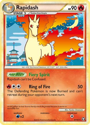 Rapidash (Reverse Holofoil)