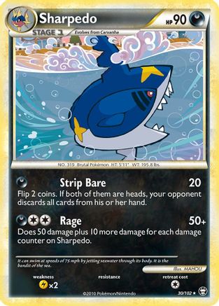 Sharpedo (Reverse Holofoil)