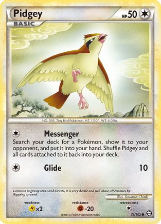 Pidgey (Reverse Holofoil)