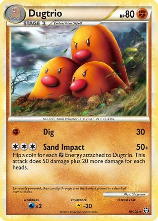 Dugtrio (Reverse Holofoil)