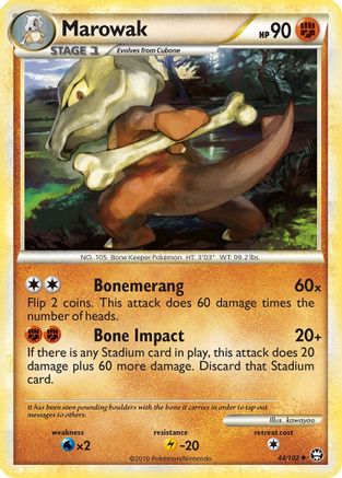 Marowak (Reverse Holofoil)