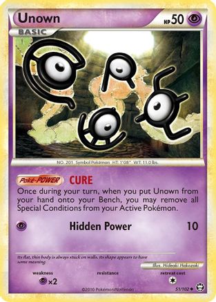 Unown (Reverse Holofoil)