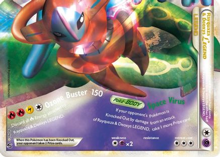 Rayquaza & Deoxys Legend (Bottom) (Holofoil)