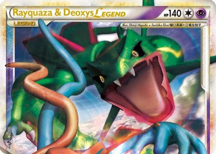 Rayquaza & Deoxys Legend (Top) (Holofoil)