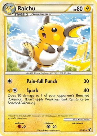 Raichu (Reverse Holofoil)