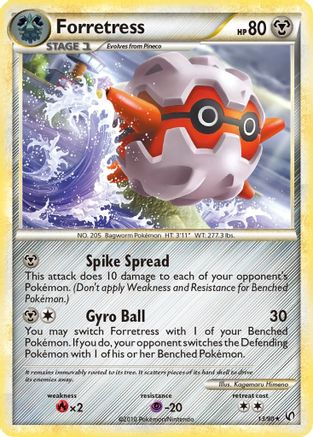 Forretress (13) (Reverse Holofoil)