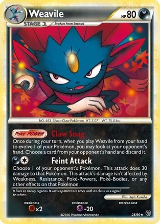 Weavile (Reverse Holofoil)