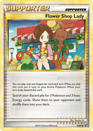 Flower Shop Lady (Reverse Holofoil)