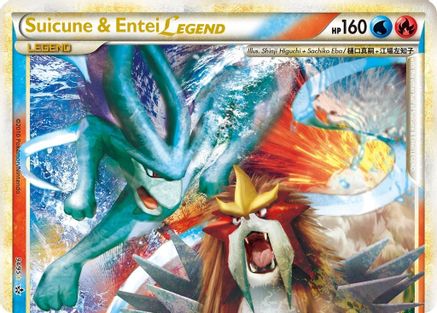 Suicune & Entei Legend (Top) (Holofoil)