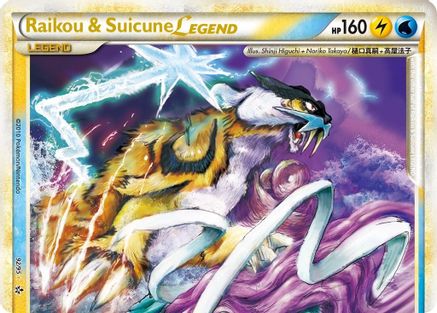 Raikou & Suicune Legend (Top) (Holofoil)