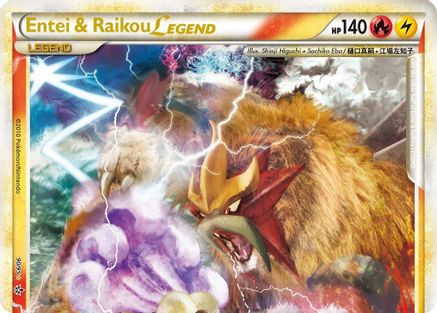 Entei & Raikou Legend (top) (Holofoil)