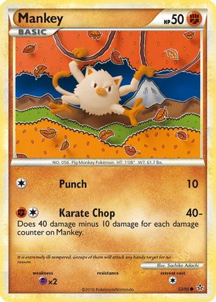 Mankey (Reverse Holofoil)