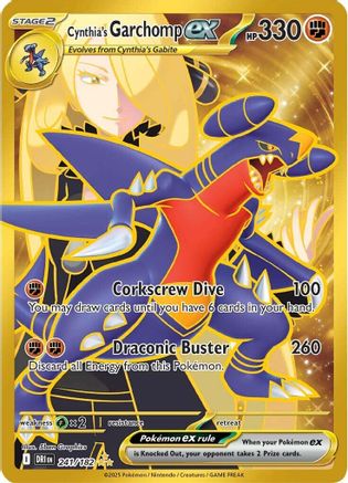 Cynthia's Garchomp ex - 241/182 (Holofoil)